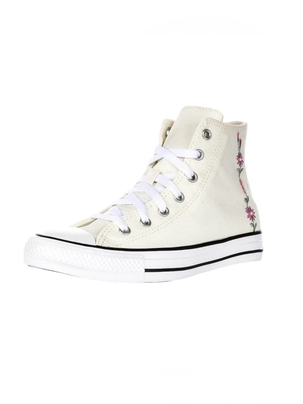CONVERSE CHUCK TAYLOR ALL STAR A11774C IN WHITE PINK FLOWER
